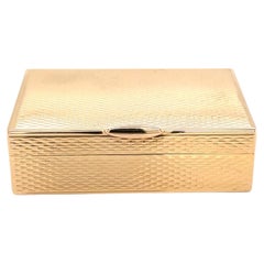 Tiffany & Co. 14 Karat Yellow Gold Miniature Pill Box