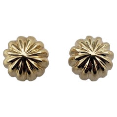 Tiffany & Co. 14 Karat Yellow Gold Stud Earrings