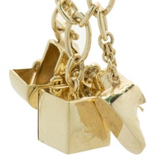 Tiffany & Co. 14 Karat Yellow Gold Vintage Charm Bracelet