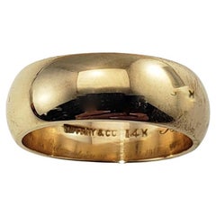 Vintage Tiffany & Co. 14 Karat Yellow Gold Wedding Band Ring