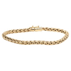 Tiffany & Co. 14 Karat Yellow Gold Wheat Bracelet