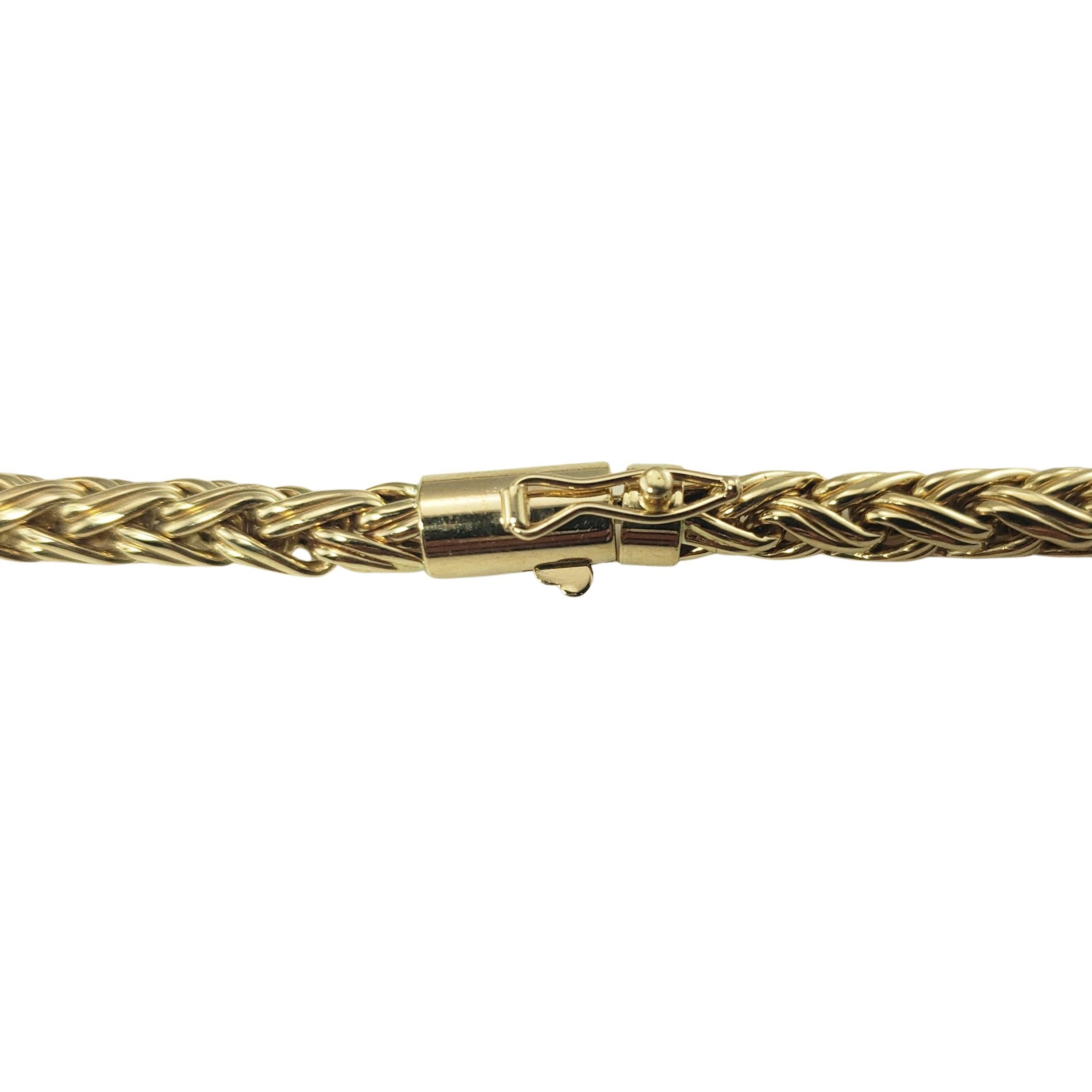 Women's Tiffany & Co. 14 Karat Yellow Gold Wheat Chain Necklace