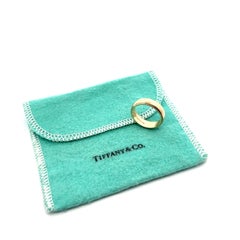Tiffany & Co. 14 Yellow Gold 5.3mm Classic Wedding Band Ring w/ Pouch