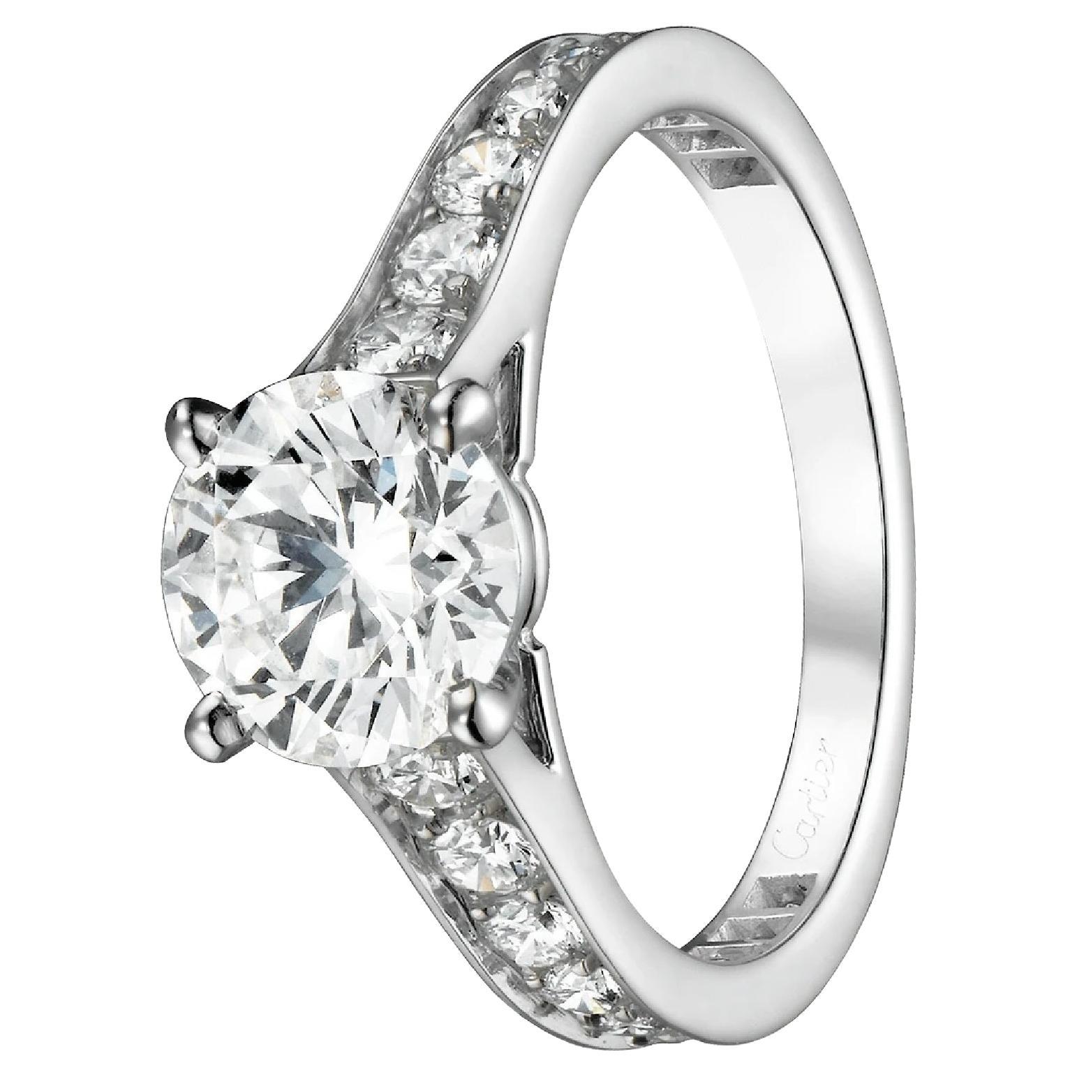 cartier solitaire 1895 2 carat price