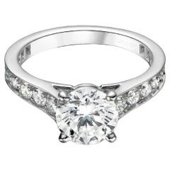 Cartier Solitaire 1895 Diamond Ring