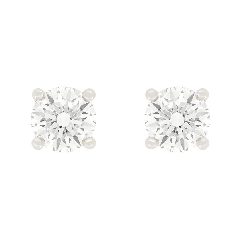 Taglio brillante Orecchini con diamanti Tiffany & Co. 1.44 ct. in vendita