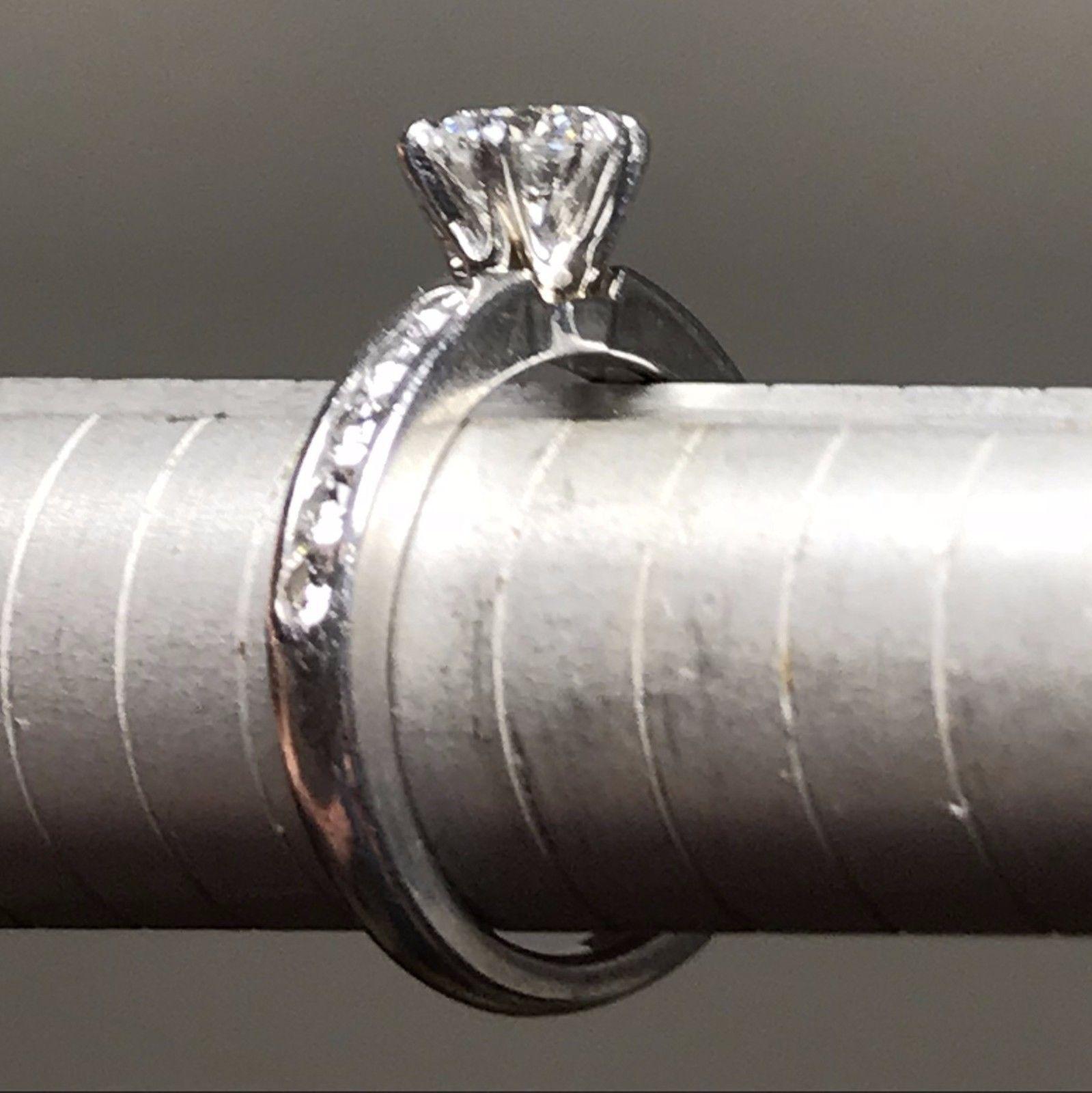 Princess Cut Tiffany & Co. 1.45 Carat Diamond and Platinum Engagement Ring with Wedding