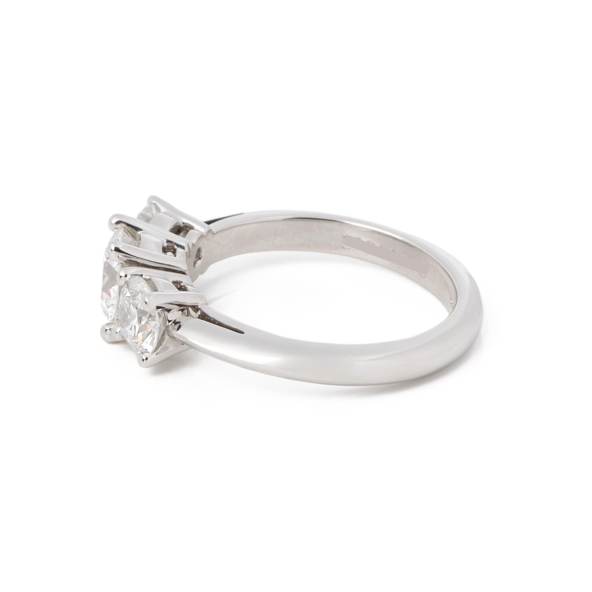 platinum diamond trilogy ring