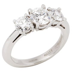 Tiffany & Co. 1.4ct Diamond Trilogy Ring
