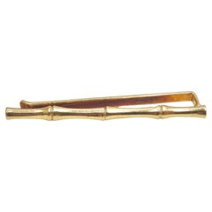 Pasador de corbata de bambú en oro de 14k Tiffany & Co.