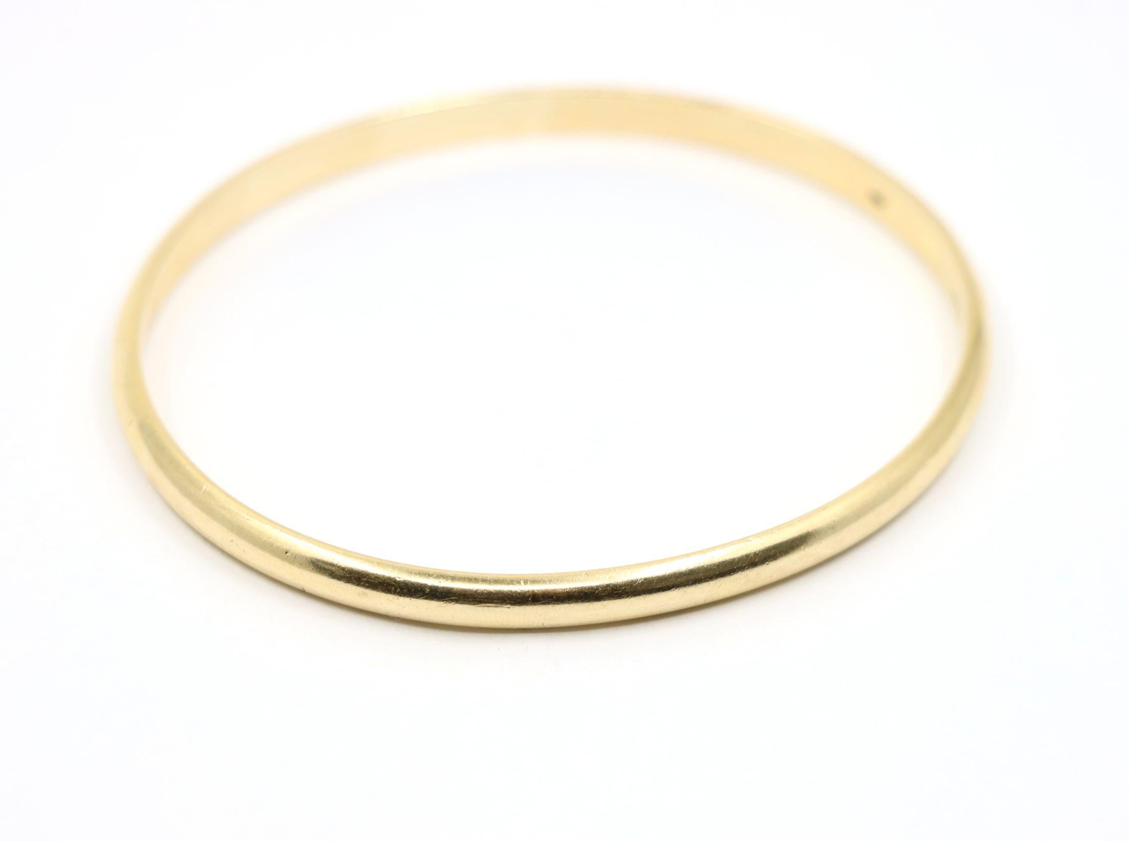 Brazalete de oro de 14 quilates Tiffany & Co. en Bueno estado para la venta en Flushing, NY