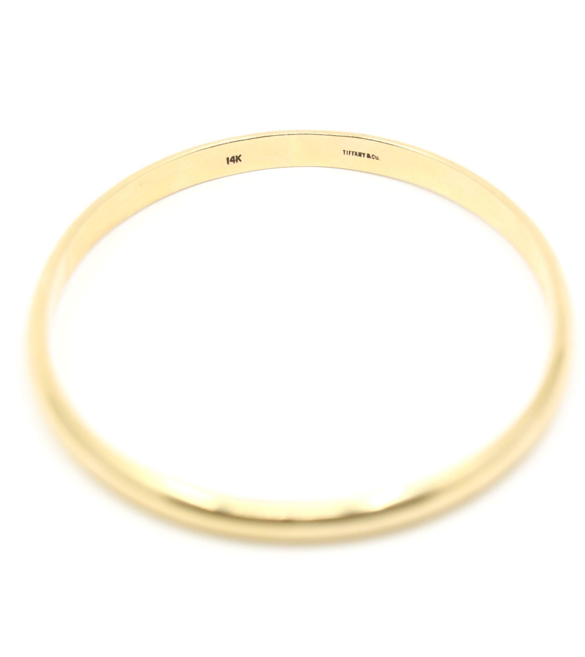 Brazalete de oro de 14 quilates Tiffany & Co. en venta 2