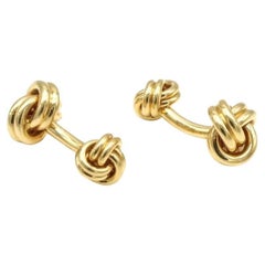 TIFFANY & Co. Boutons de manchette nœud d'amour en or 14 carats