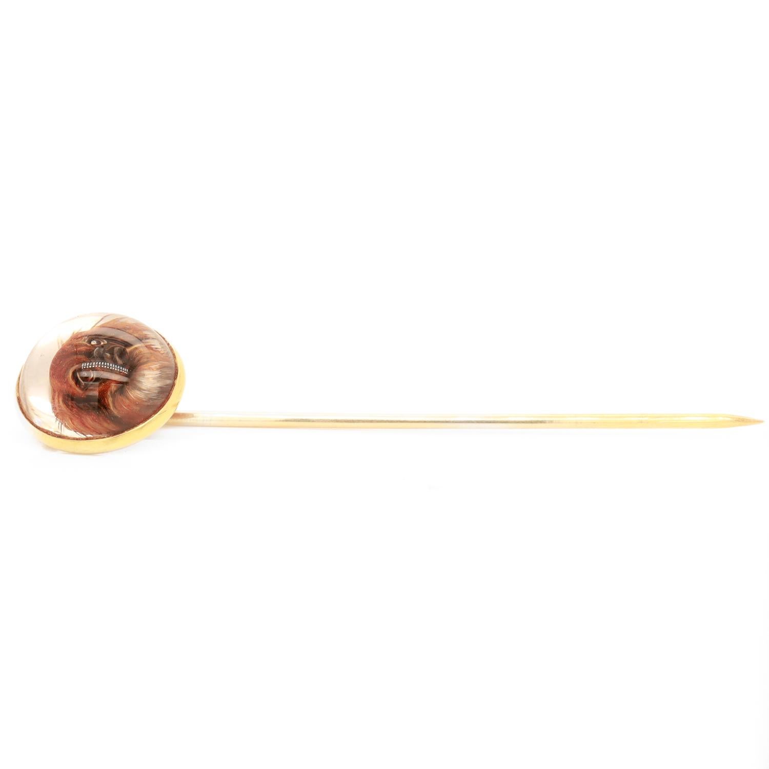 Tiffany & Co. 14k Gold & Pekingesischer Hund Essex Kristall-Stickerei, Essex im Angebot 5