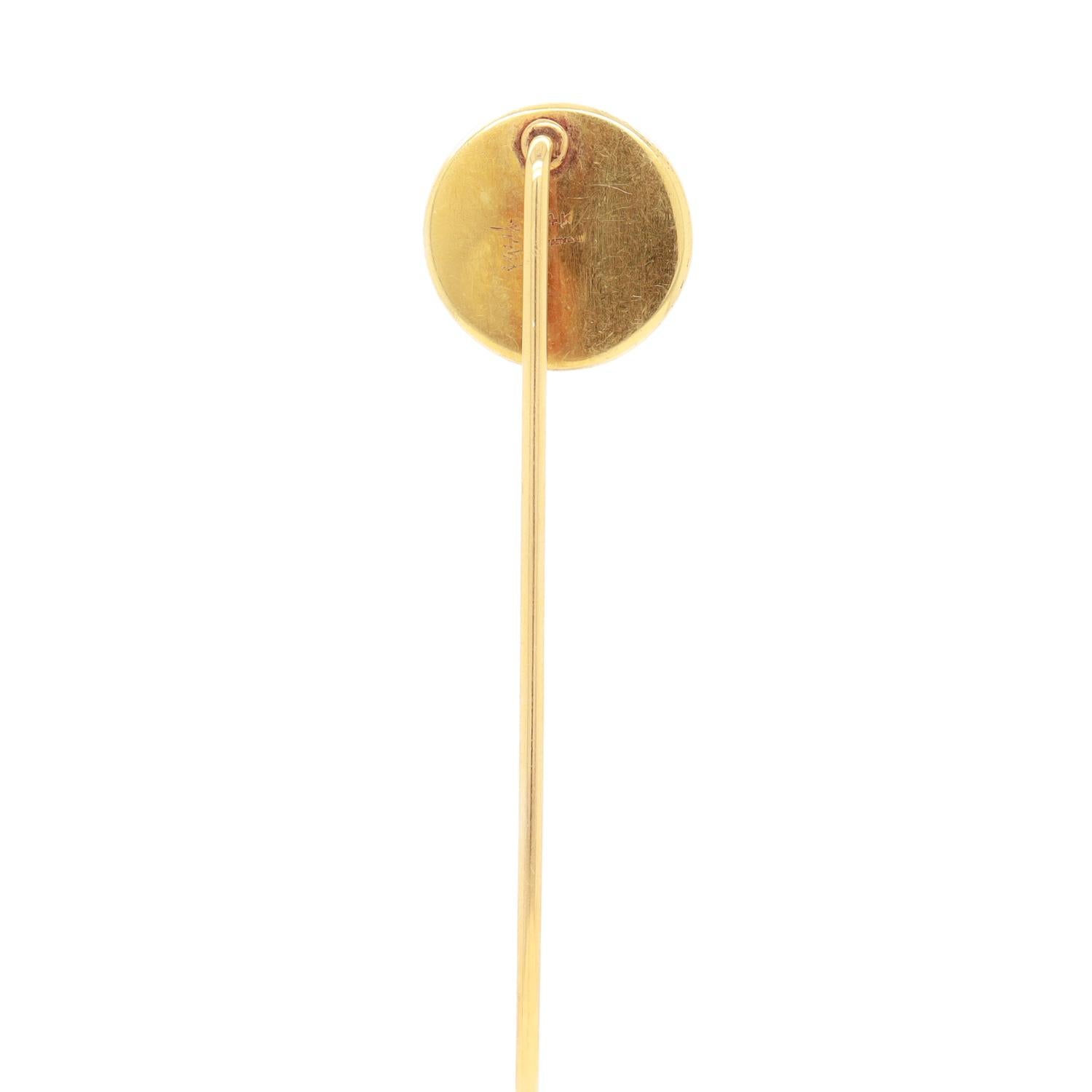 Tiffany & Co. 14k Gold & Pekingesischer Hund Essex Kristall-Stickerei, Essex im Angebot 1