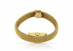 Tiffany & Co. 14K Gold Woven Bracelet Watch