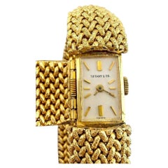 Tiffany & Co. 14K Gold Woven Bracelet Watch