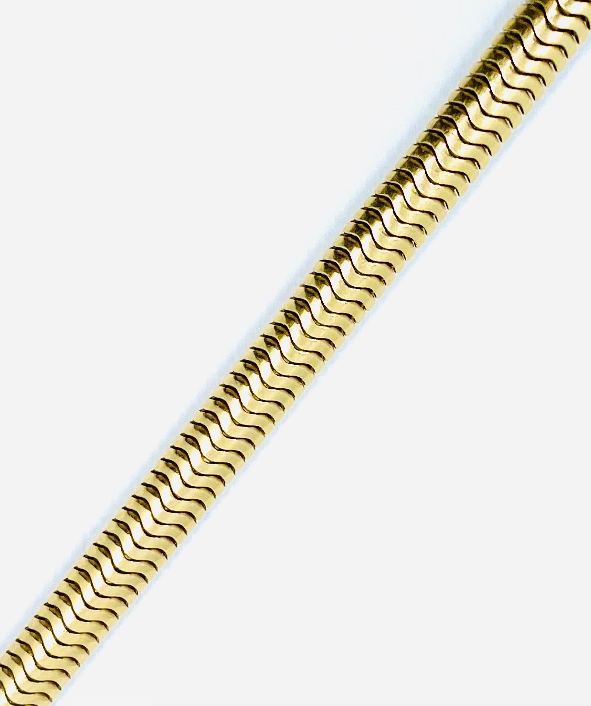 Women's or Men's Tiffany & Co. 14k Snake Chain Necklace