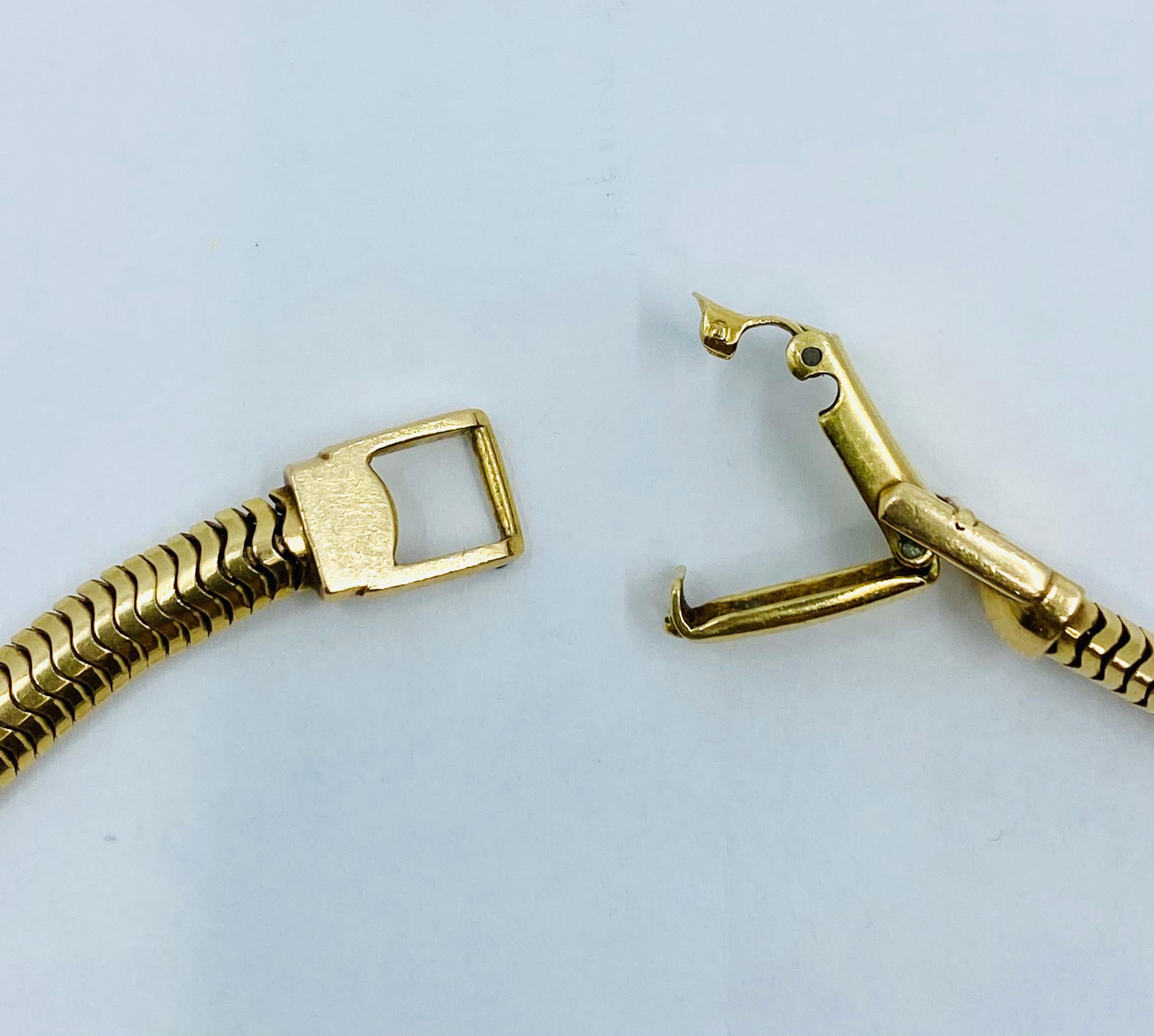 Tiffany & Co. 14k Snake Chain Necklace 1