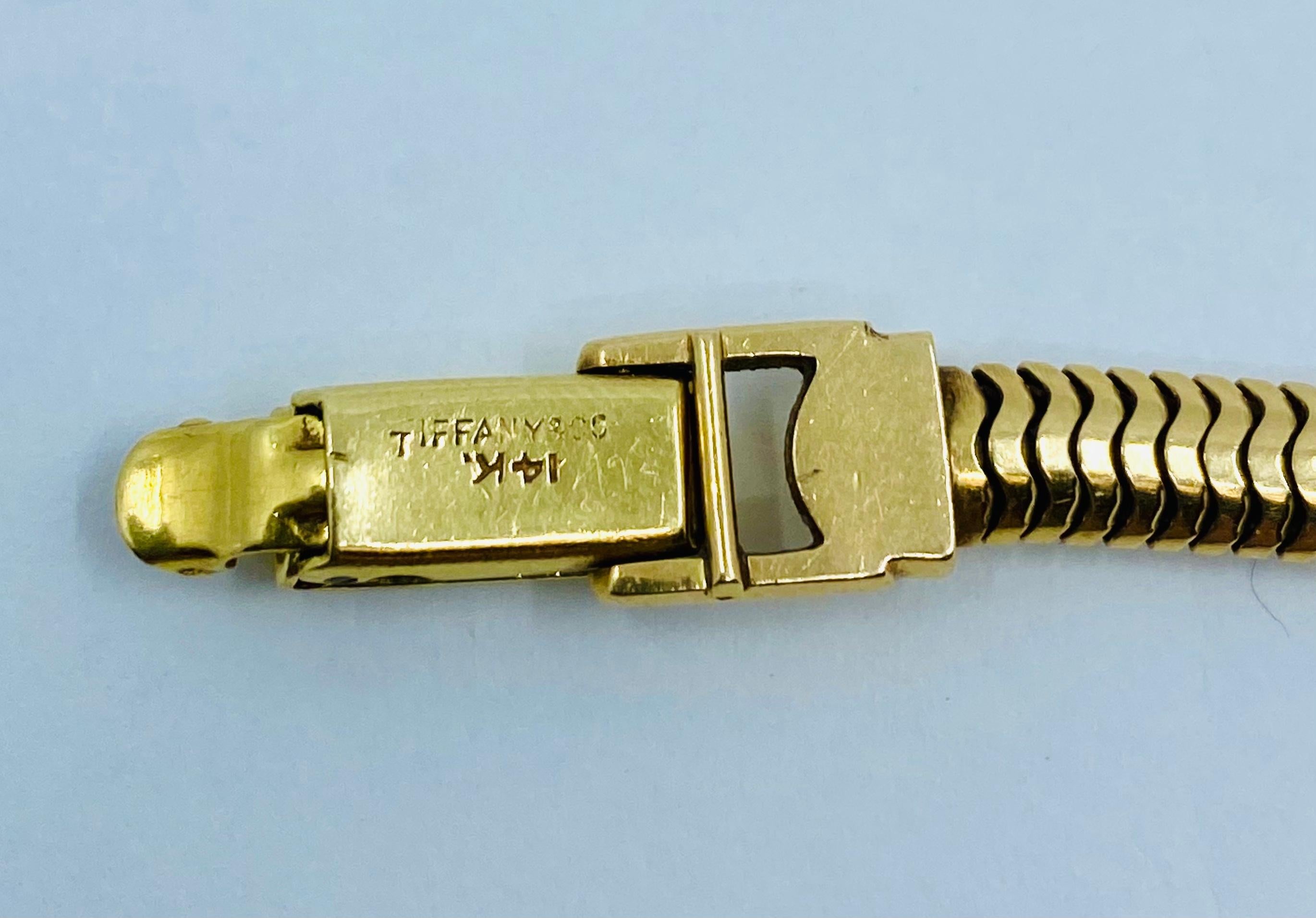 Tiffany & Co. 14k Snake Chain Necklace 3