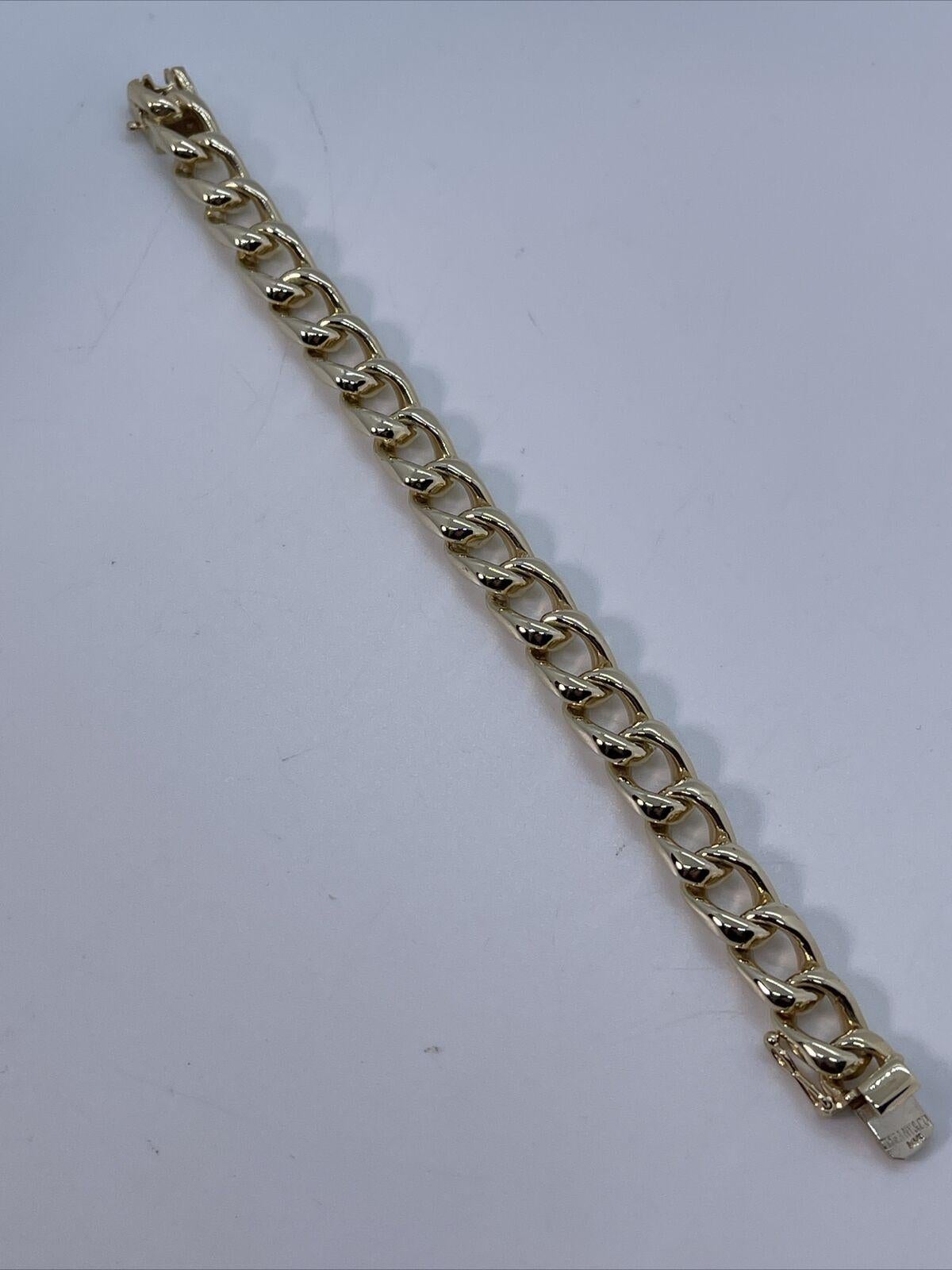 Tiffany & Co. 14k Yellow Gold Curb Link Bracelet Vintage Rare 3