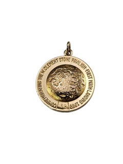 Tiffany & Co. 14K Yellow Gold First Moon Landing Commemorative Pendant #24827