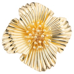 Broche Floral Tiffany & Co Oro Amarillo 14k