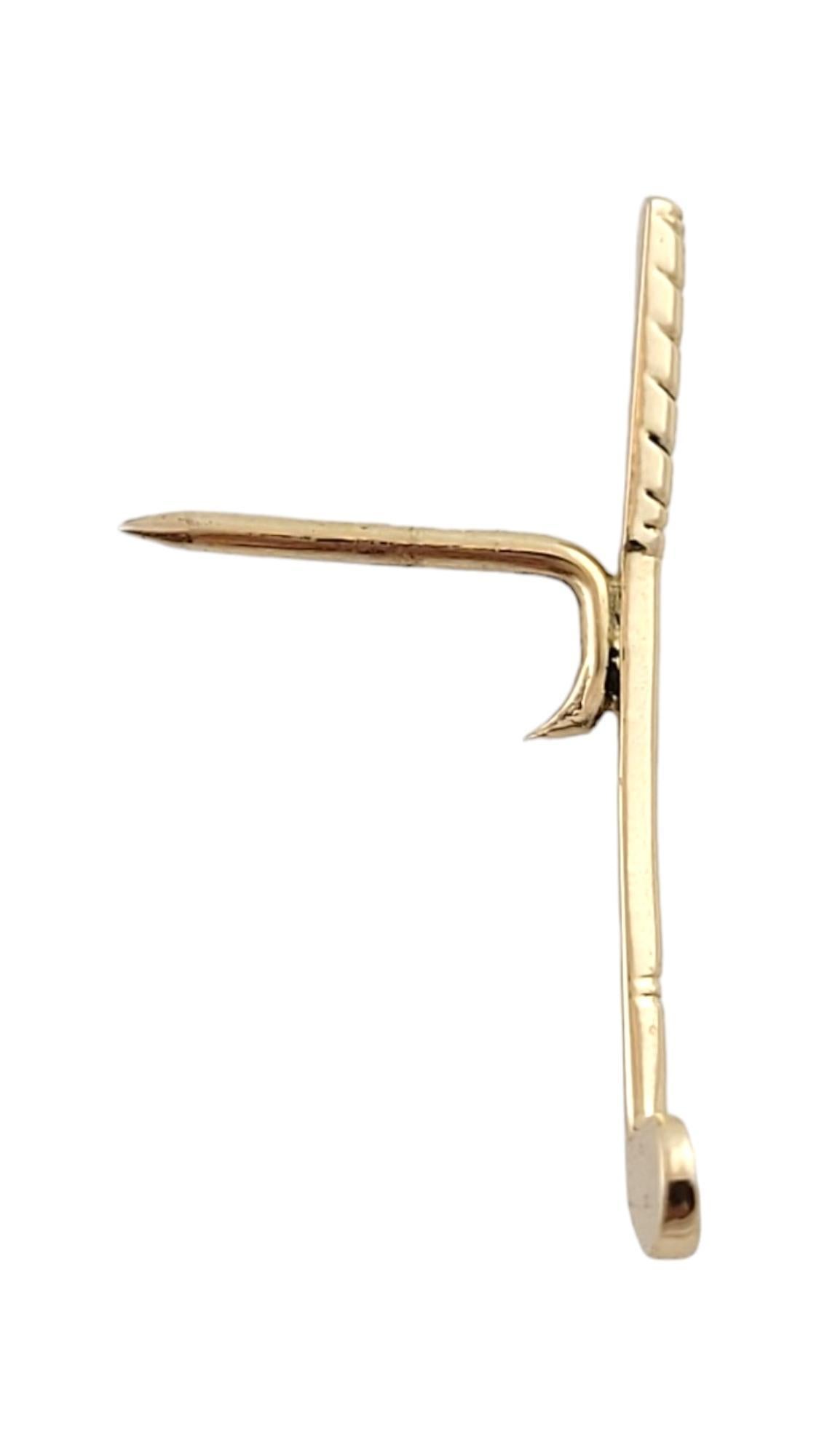 Tiffany & Co. 14K Yellow Gold Golf Club Tie Tack Pin #18180 For Sale 2