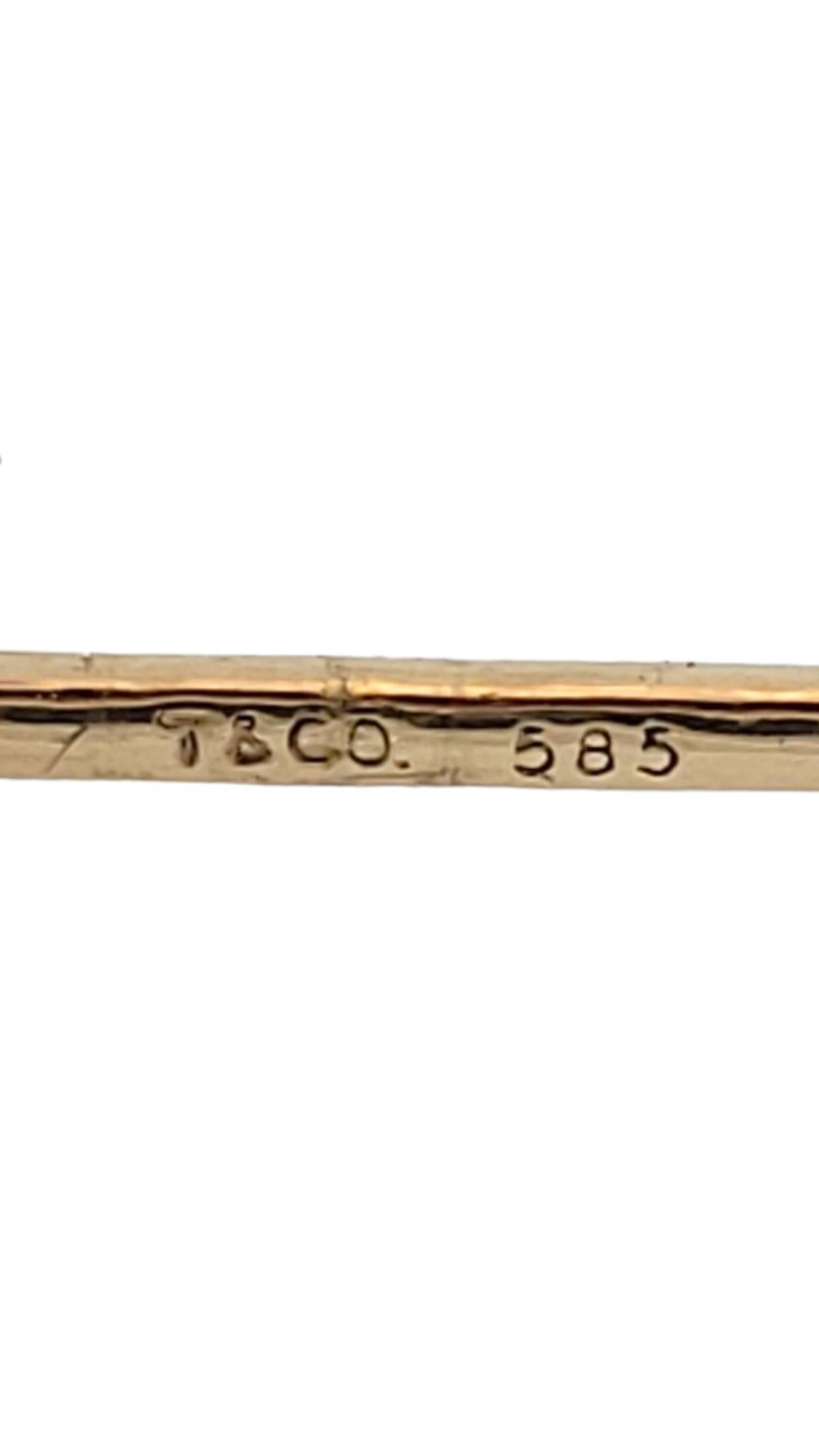 Tiffany & Co. 14K Yellow Gold Golf Club Tie Tack Pin #18180 For Sale 3