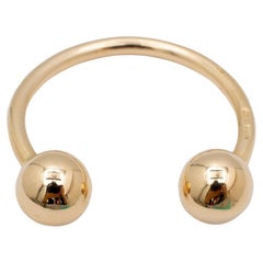 Tiffany & Co. 14K Yellow Gold Horseshoe Key Holder Ring