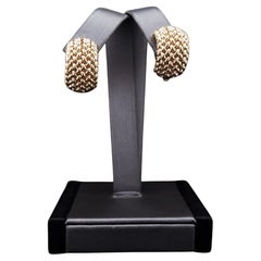 Tiffany & Co. 14k Gelbgold Huggie Clip-Ohrringe