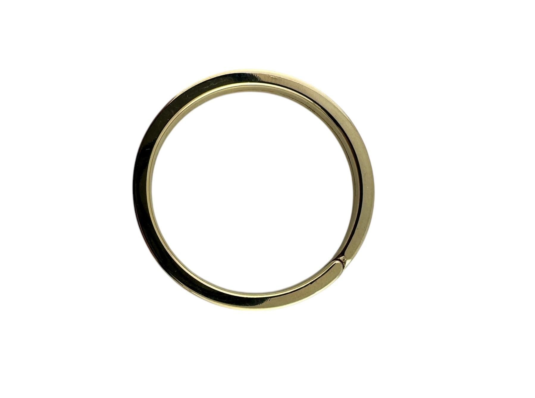 Contemporary Tiffany & Co. 14K Yellow Gold Key Ring #19702 For Sale