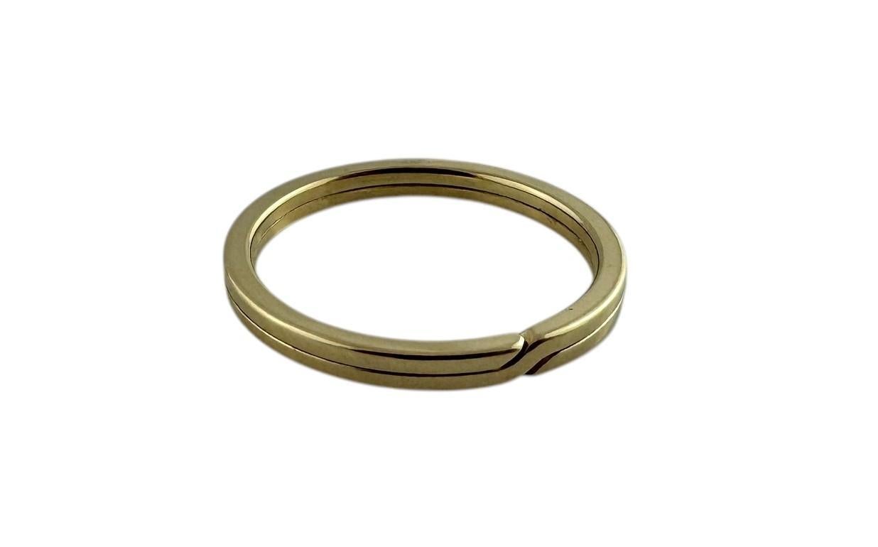 Tiffany & Co. 14K Yellow Gold Key Ring #19702 In Good Condition For Sale In Washington Depot, CT