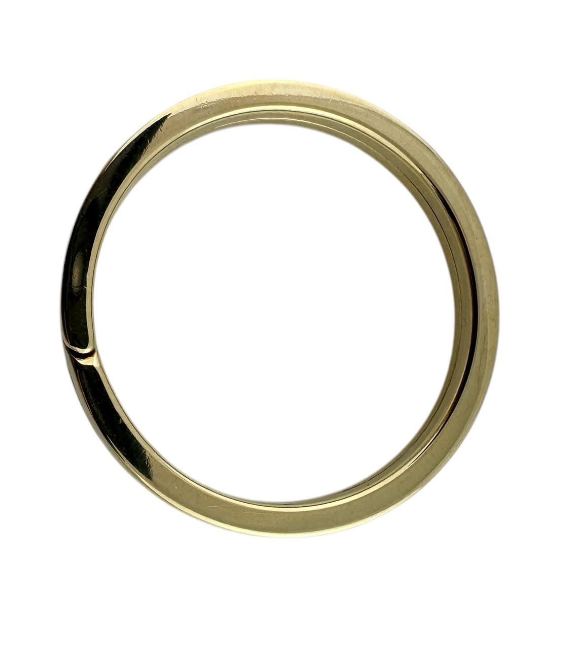 Women's Tiffany & Co. 14K Yellow Gold Key Ring #19702 For Sale