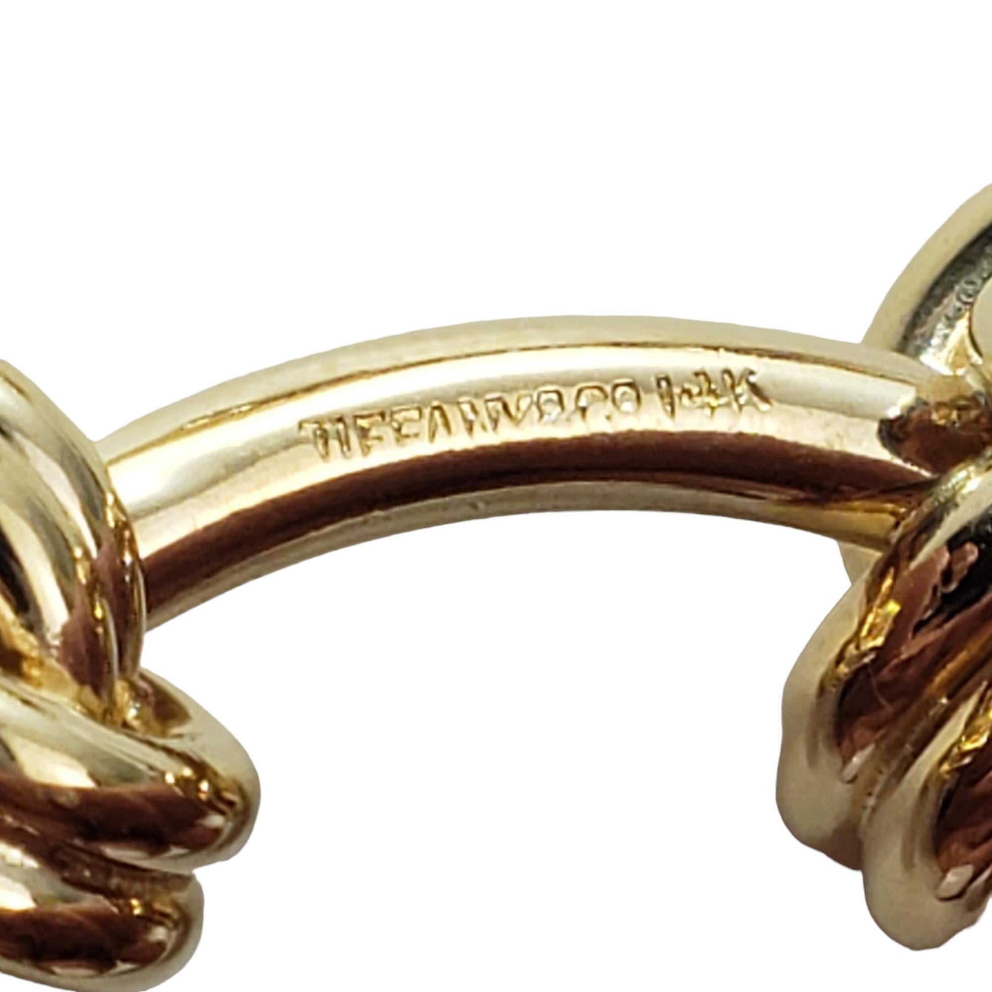 Gemelli e borchie da camicia Tiffany & Co. in oro giallo 14K #17751 in vendita 1