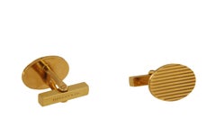 Tiffany & Co. 14 Karat Yellow Gold Men's Cufflinks