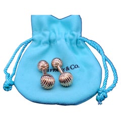 Gemelos para hombre en oro amarillo de 14 quilates Tiffany & Co.