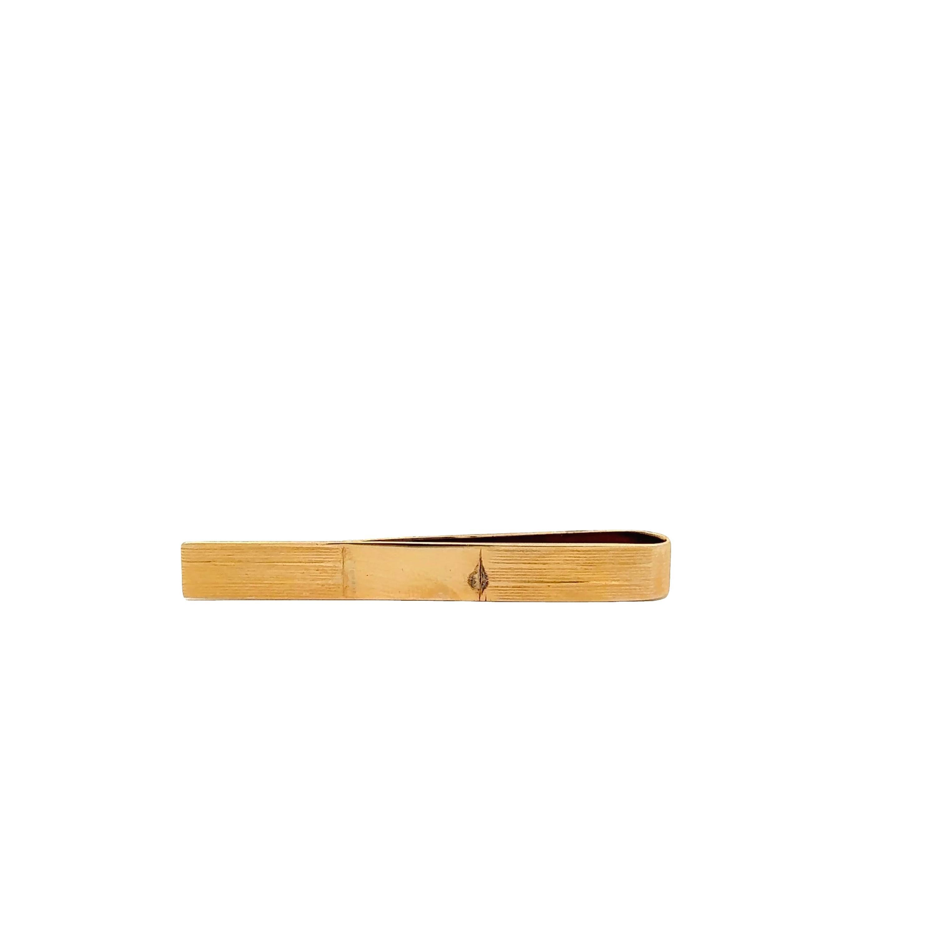 Spilla per cravatta da uomo in oro giallo 14K di Tiffany & Co.