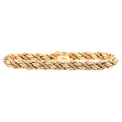 Retro Tiffany & Co. 14K Yellow Gold Rope Weave Bracelet