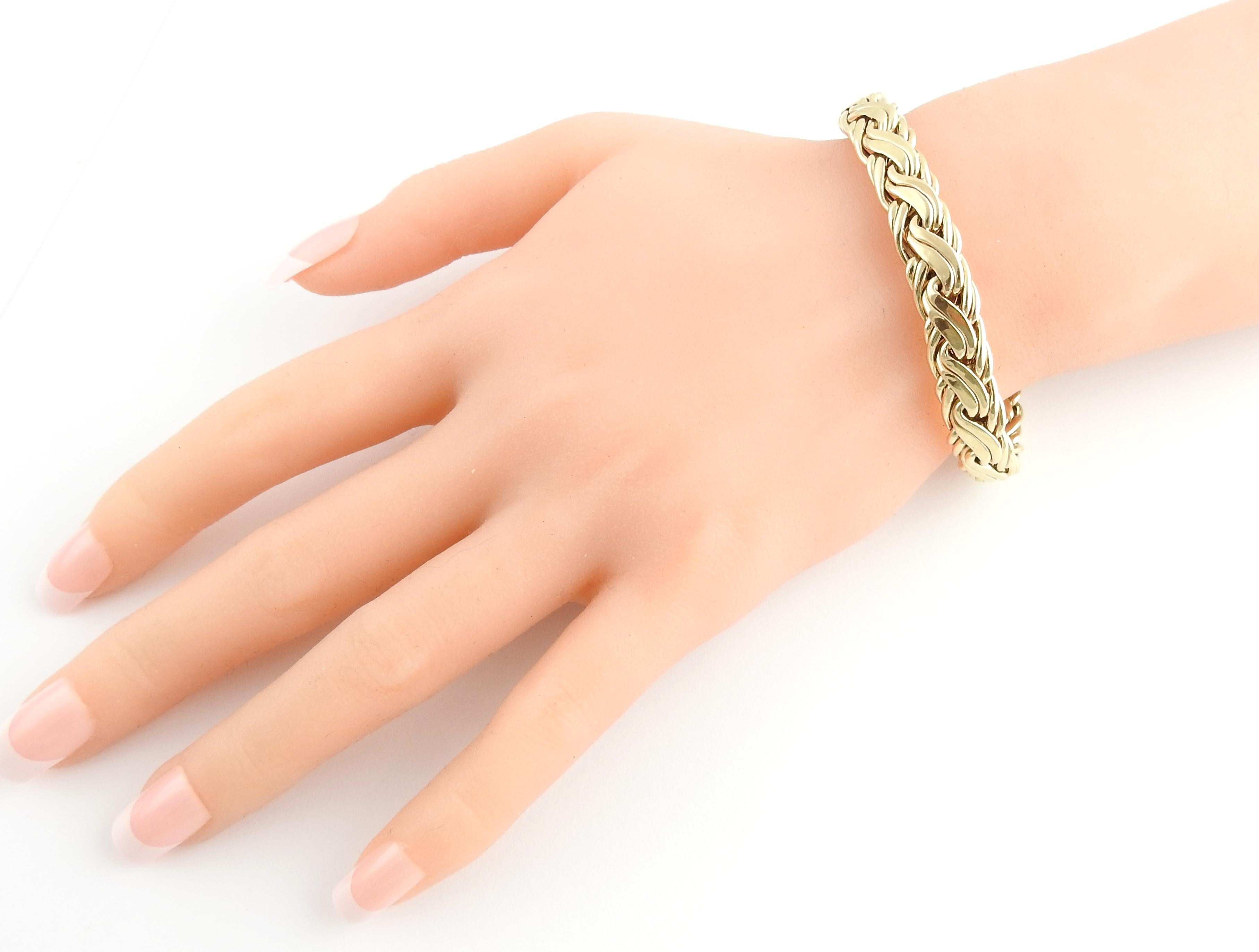 Tiffany & Co. 14 Karat Yellow Gold Russian Weave Bracelet 3