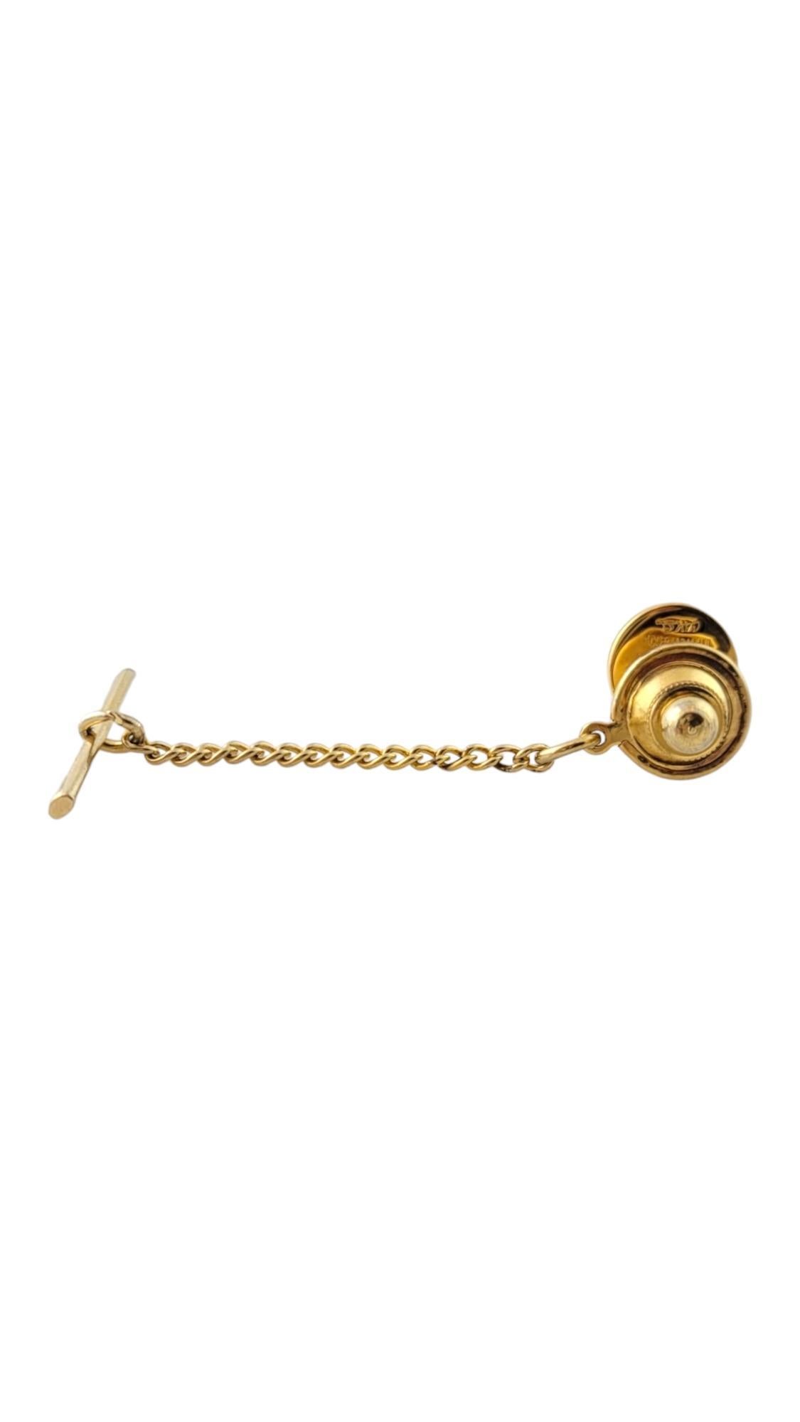 Tiffany & Co. 14K Yellow Gold Tie Tack #16242 In Good Condition In Washington Depot, CT