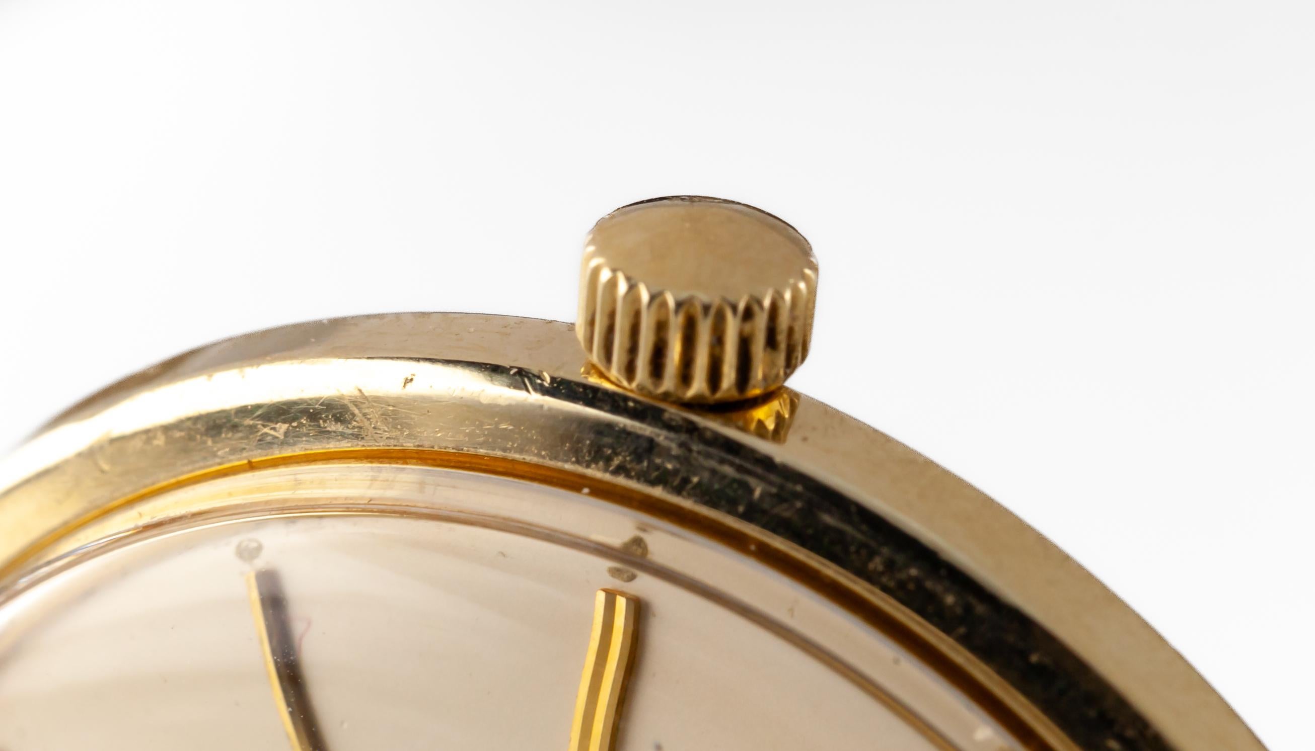 Tiffany & Co. 14k Yellow Gold Vintage Round Men's Automatic Watch w/ Box 1