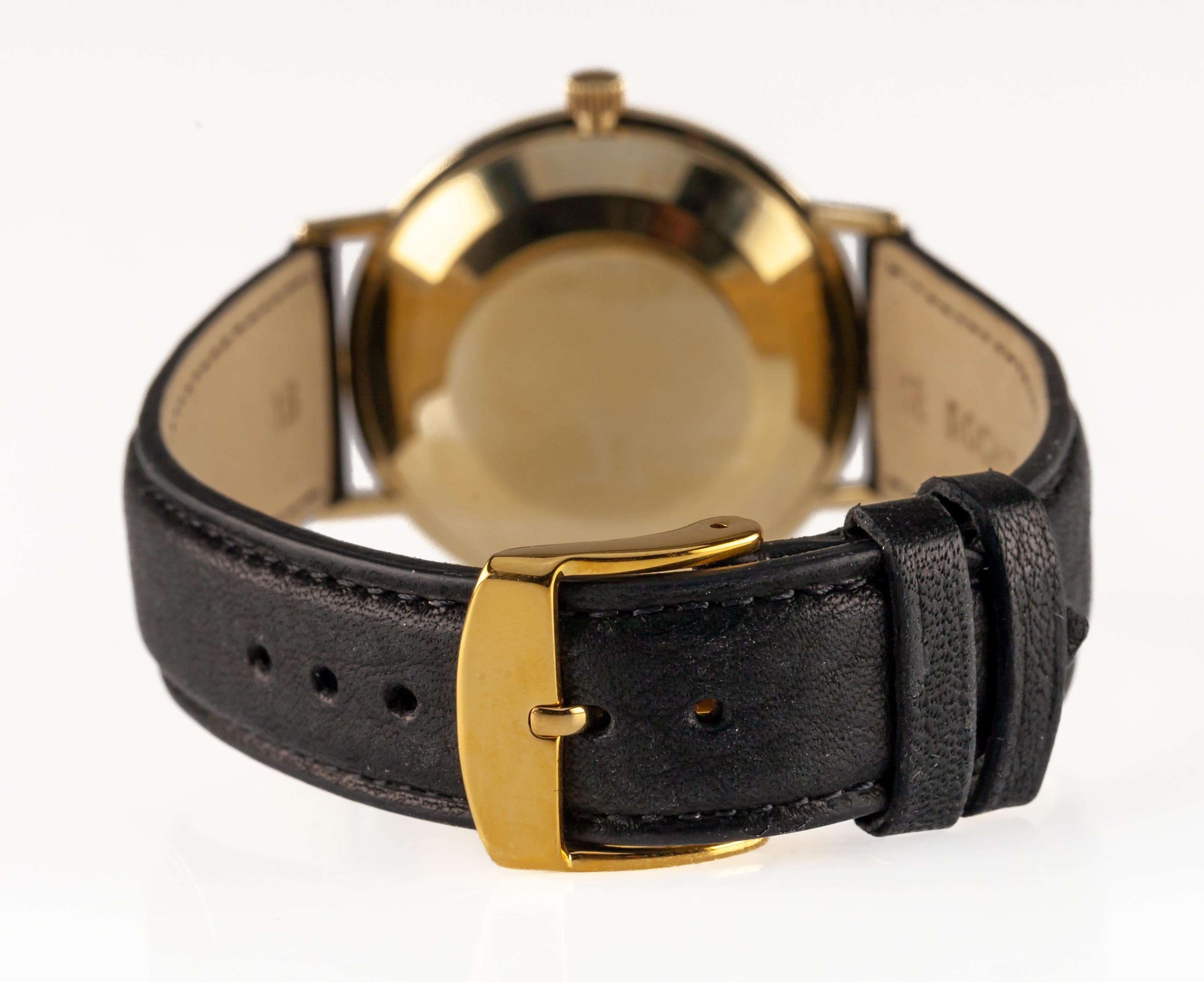 Tiffany & Co. 14k Yellow Gold Vintage Round Men's Automatic Watch w/ Box 2