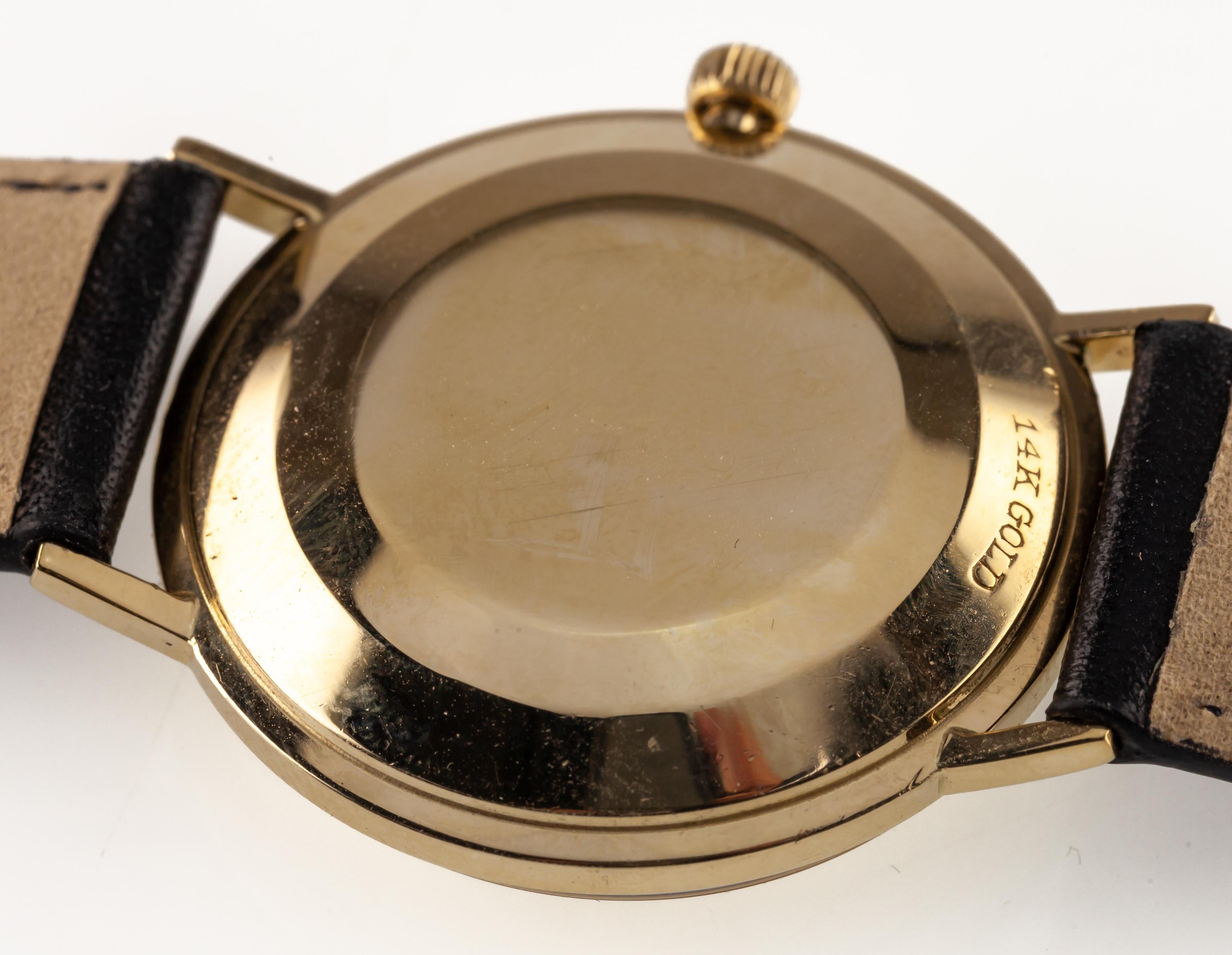 Tiffany & Co. 14k Yellow Gold Vintage Round Men's Automatic Watch w/ Box 3