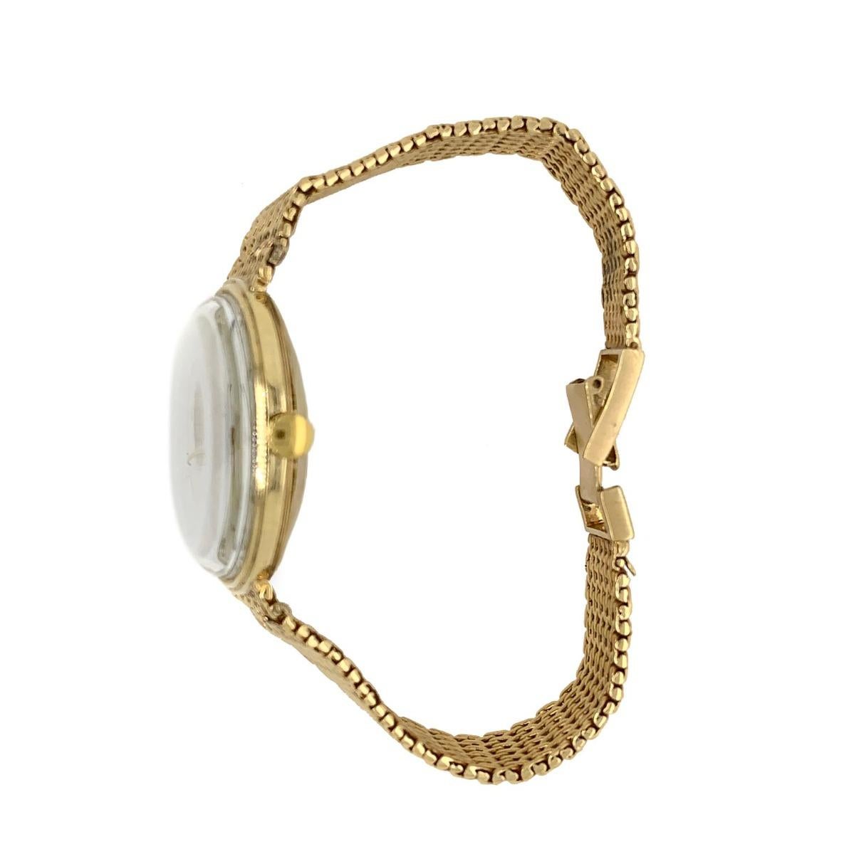 Tiffany & Co. Montre-bracelet vintage en or jaune 14 carats en vente 1