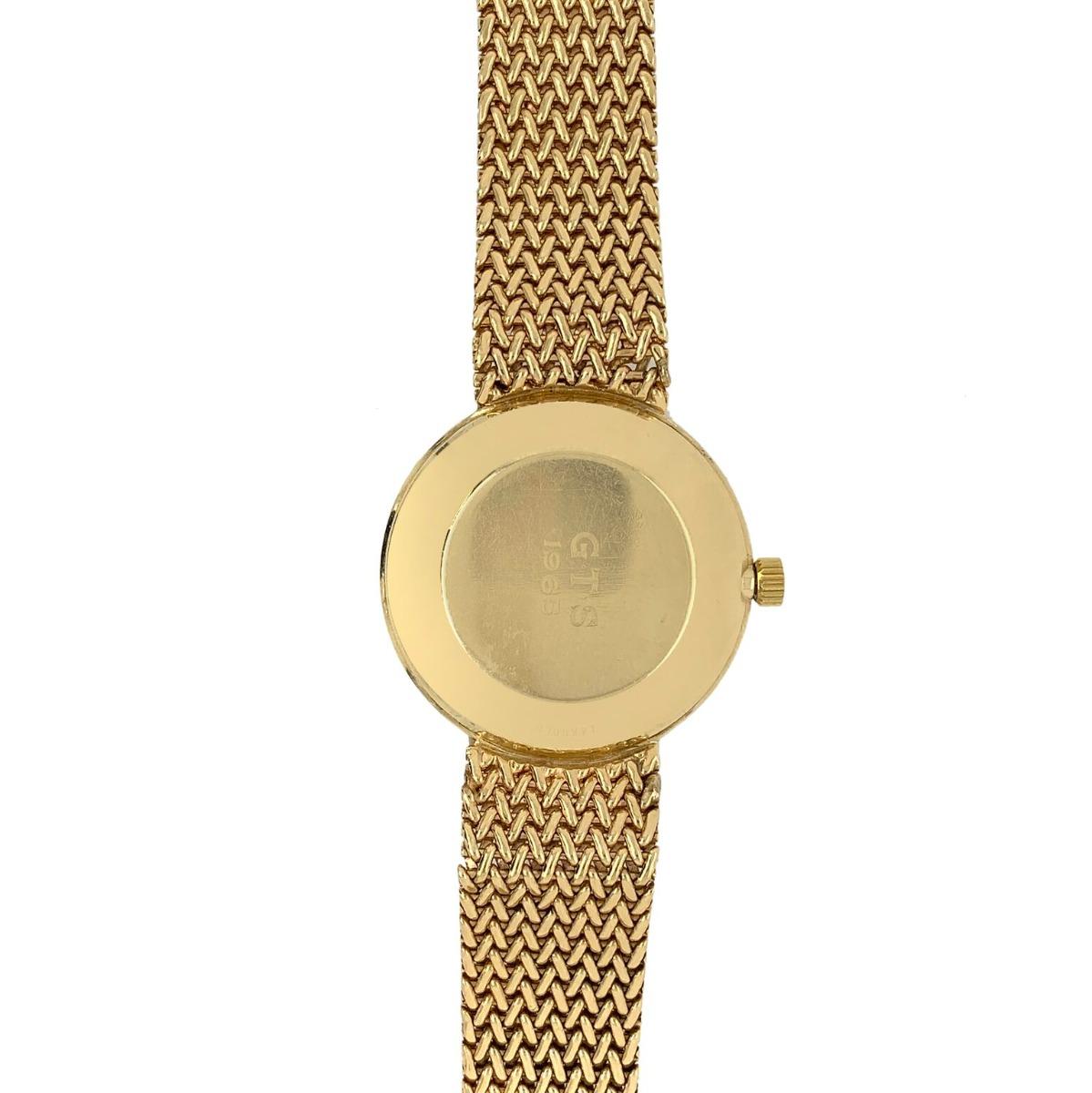 Tiffany & Co. Montre-bracelet vintage en or jaune 14 carats en vente 2