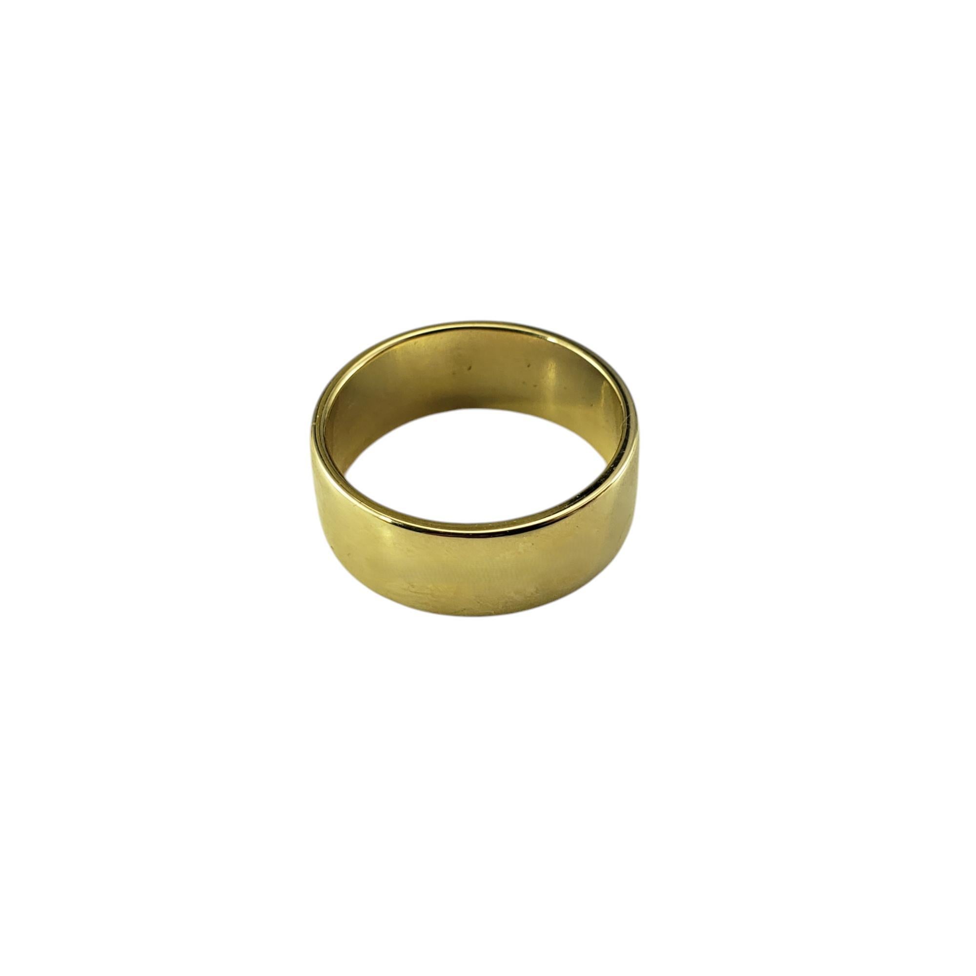 Contemporary Tiffany & Co. 14K Yellow Gold Wide Band Ring Size 9.25 #19885 For Sale