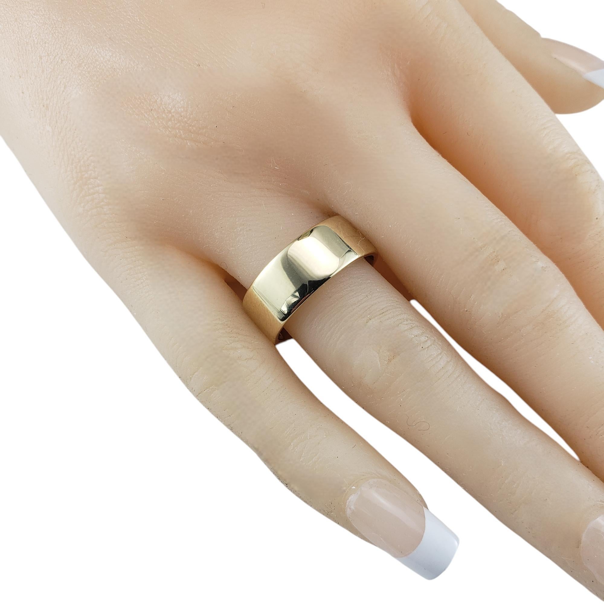 Tiffany & Co. 14K Yellow Gold Wide Band Ring Size 9.25 #19885 For Sale 2