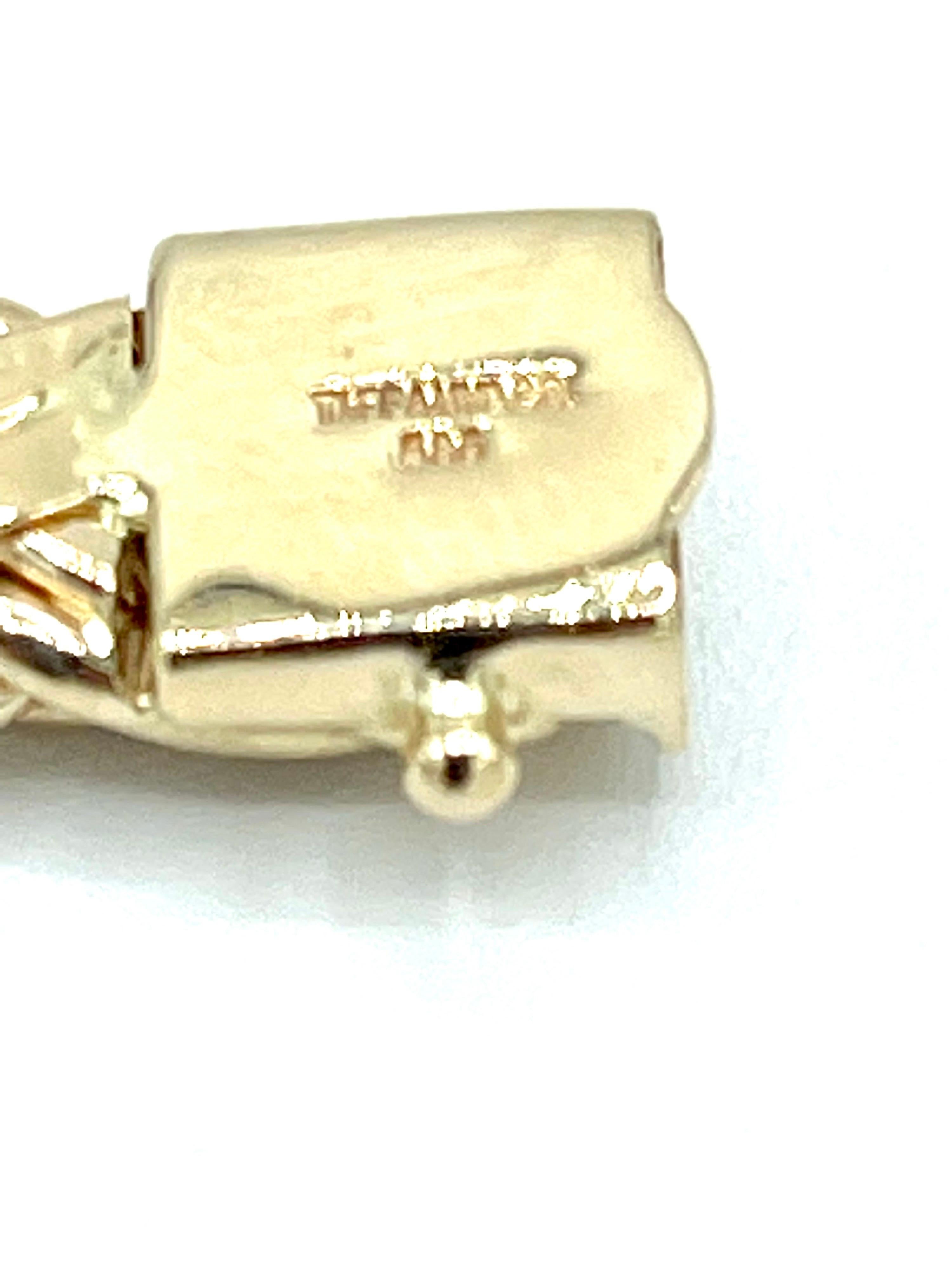 Gewebtes Armband, 14 Karat Gelbgold, von Tiffany & Co. im Zustand „Hervorragend“ in Chevy Chase, MD