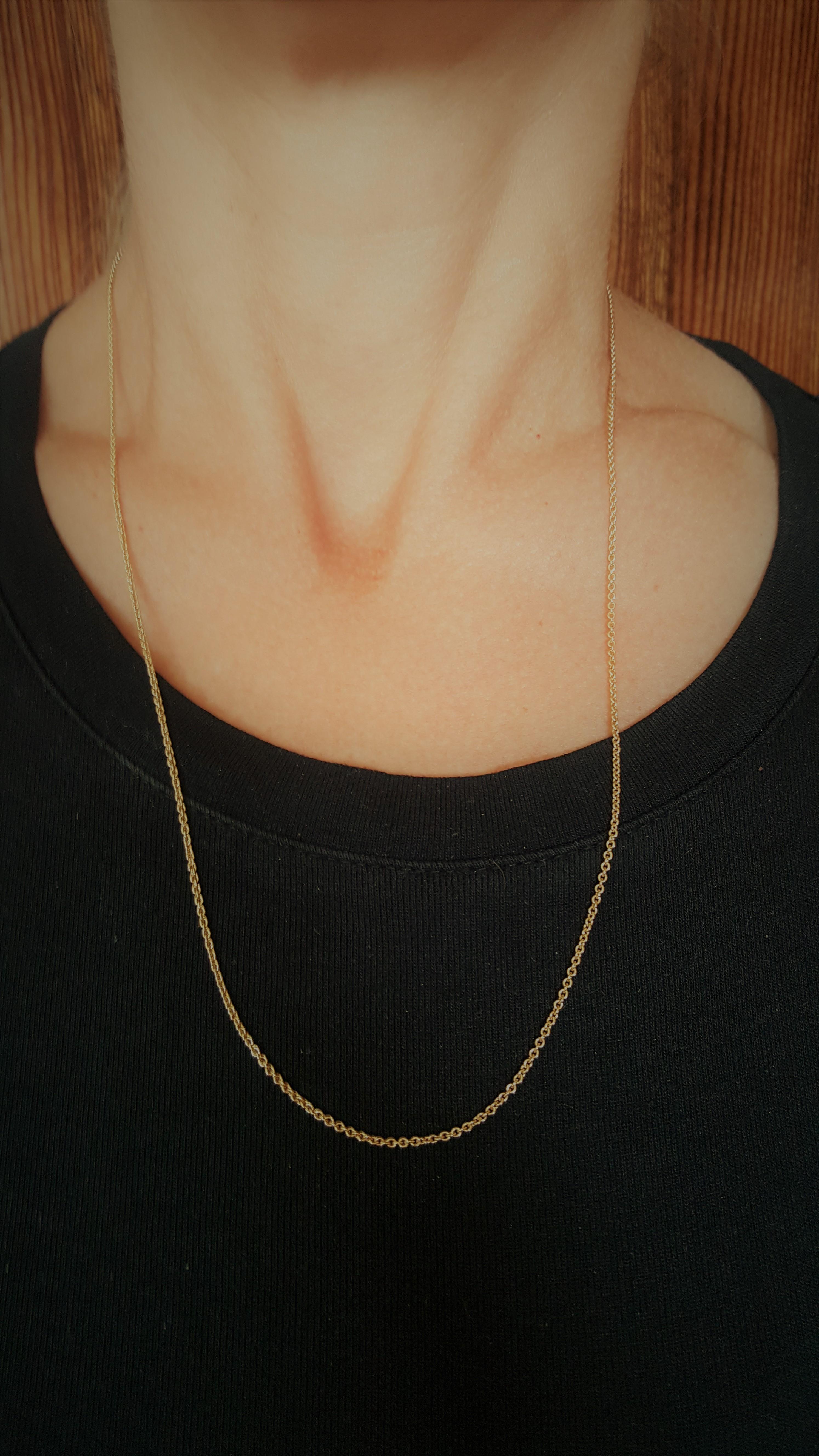 14kt Yellow Gold Rolo Chain 